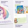Artikelbild 2 des Artikels “Hausaufgabenheft Grundschule 2026/2027 A5 mit Datum [Einhorn] “