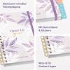 Artikelbild 2 des Artikels “Häfft-Timer Fancy A5 2026/2027 [Purple Leaves] “