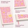 Artikelbild 2 des Artikels “Häfft-Timer A6 Slim 2026/2027 [Pink Flowers] “