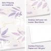 Artikelbild 2 des Artikels “College-Journal dotted A5 mit Spiralbindung [Purple Leaves] “