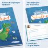 Artikelbild 2 des Artikels “Endlich Schulkind A5 zur Einschulung [Dino] “