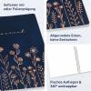 Artikelbild 2 des Artikels “Bullet Journal dotted A5 mit Spiralbindung [Fine Flowers night blue] “