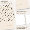 Artikelbild 2 des Artikels “Bullet Journal dotted A5 mit Spiralbindung [Golden Hearts] “
