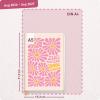 Artikelbild 3 des Artikels “Häfft-Timer A5 2026/2027 [Pink Flowers] “