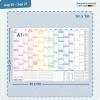 Artikelbild 3 des Artikels “Wandkalender Schuljahr 2026/2027 A1 + [Rainbow] “
