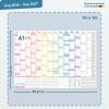 Artikelbild 3 des Artikels “Wandkalender Schuljahr 2026/2027 A1 + [Rainbow] “
