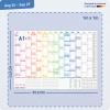 Artikelbild 3 des Artikels “Wandkalender Schuljahr A1+ abwischbar 2026/2027 gerollt [Rainbow] “