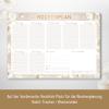 Artikelbild 3 des Artikels “paper&you Block A5 Wochenplan [Golden Blossoms] “