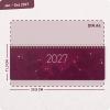 Artikelbild 3 des Artikels “Internationaler Wochen-Tischkalender quer 2027 [Bordeaux Leaves] “