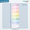 Artikelbild 3 des Artikels “Wandkalender 2027 Hochformat - Jahreskalender schmal lang [Rainbow] “