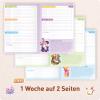 Artikelbild 4 des Artikels “Hausaufgabenheft Grundschule 2026/2027 A5 mit Datum [Cool Panda] “