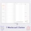 Artikelbild 4 des Artikels “Häfft-Timer Campus A5 2026/2027 [Flower Power rosé] “