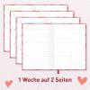 Artikelbild 4 des Artikels “Schulstuff Schüler:innen-Timer A6 2026/2027 [Red Hearts] “