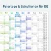 Artikelbild 4 des Artikels “Wandkalender Schuljahr 2026/2027 A1 + [Rainbow] “
