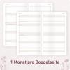 Artikelbild 4 des Artikels “Monatskalender Pocket Slim A6+ 2027 [Fine Flowers rosé] “
