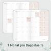 Artikelbild 4 des Artikels “Monatskalender Square A6+ 2027 [Minty Leaves] “