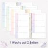 Artikelbild 4 des Artikels “College-Timer A6 Slim 2026/2027 [Purple Leaves] “