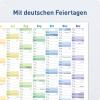 Artikelbild 4 des Artikels “Wandkalender 2027 A3 abwischbar gerollt quer [Rainbow] “