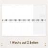 Artikelbild 4 des Artikels “Internationaler Wochen-Tischkalender quer 2027 [Golden Hearts] “