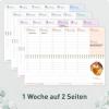Artikelbild 4 des Artikels “Wochen-Tischkalender 2027 Großdruckkalender quer [Minty Leaves] “