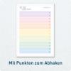 Artikelbild 4 des Artikels “paper&you To-do Listen Block A6 [Rainbow] “
