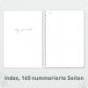 Artikelbild 4 des Artikels “Bullet Journal dotted A5 mit Spiralbindung [Blattgold] “