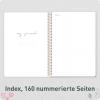 Artikelbild 4 des Artikels “Bullet Journal dotted A5 mit Spiralbindung [Flying Flowers] “