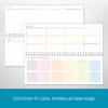 Artikelbild 4 des Artikels “Tischkalender undatiert Querformat [Rainbow] “