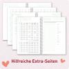 Artikelbild 5 des Artikels “Schulstuff Schüler:innen-Timer mit SpiralbindungA5 2026/2027 [Red Hearts] “
