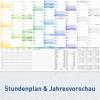 Artikelbild 5 des Artikels “Wandkalender Schuljahr A1+ abwischbar 2026/2027 gerollt [Rainbow] “