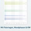 Artikelbild 5 des Artikels “Familienplaner 2026/2027 Wandkalender mit 5 Spalten [Rainbow] “