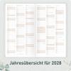 Artikelbild 5 des Artikels “Monatskalender 2026/2027 A6+ Slim Taschenkalender [Minty Leaves] “