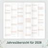 Artikelbild 5 des Artikels “Monatskalender Pocket Slim A6+ 2027 [Minty Leaves] “