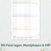 Artikelbild 5 des Artikels “Planer für Zwei kompakt 2027 Wandkalender mit 3 Spalten “
