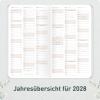 Artikelbild 5 des Artikels “Monatskalender 2026/2027 Square A6+ Taschenkalender [Minty Leaves] “