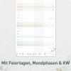 Artikelbild 5 des Artikels “Planer für Zwei 2027 Wandkalender mit 3 Spalten [Blattgold] “