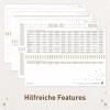 Artikelbild 5 des Artikels “Wochen-Tischkalender 2027 mit Aufsteller [Golden Hearts] “
