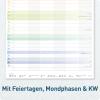 Artikelbild 5 des Artikels “Familienplaner kompakt 2027 Wandkalender mit 6 Spalten [Rainbow] “