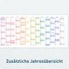 Artikelbild 6 des Artikels “Urlaubsplaner / Teamkalender 2027 A4 gefalzt [Rainbow] “