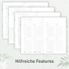 Artikelbild 6 des Artikels “Häfft-Timer A6 Slim 2026/2027 [Pure Leaves] “