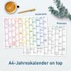Artikelbild 7 des Artikels “Wandkalender 2027 Hochformat - Jahreskalender schmal lang [Rainbow] “