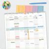 Artikelbild 8 des Artikels “Familienplaner XXL 2026/2027 Wandkalender mit 7 Spalten [Blattgold] “