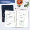 Artikelbild 8 des Artikels “Bullet Journal dotted A5 mit Spiralbindung [Fine Flowers night blue] “