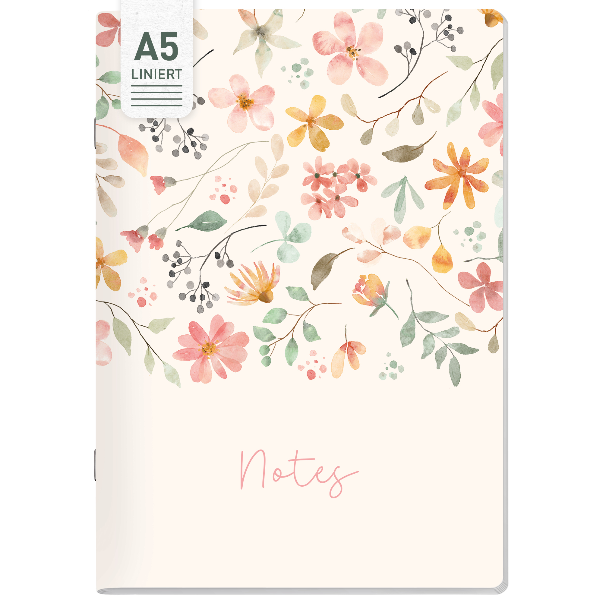 Artikelbild 1 des Artikels “paper&you Notizheft Classic liniert A5 [Wild Blossoms] “