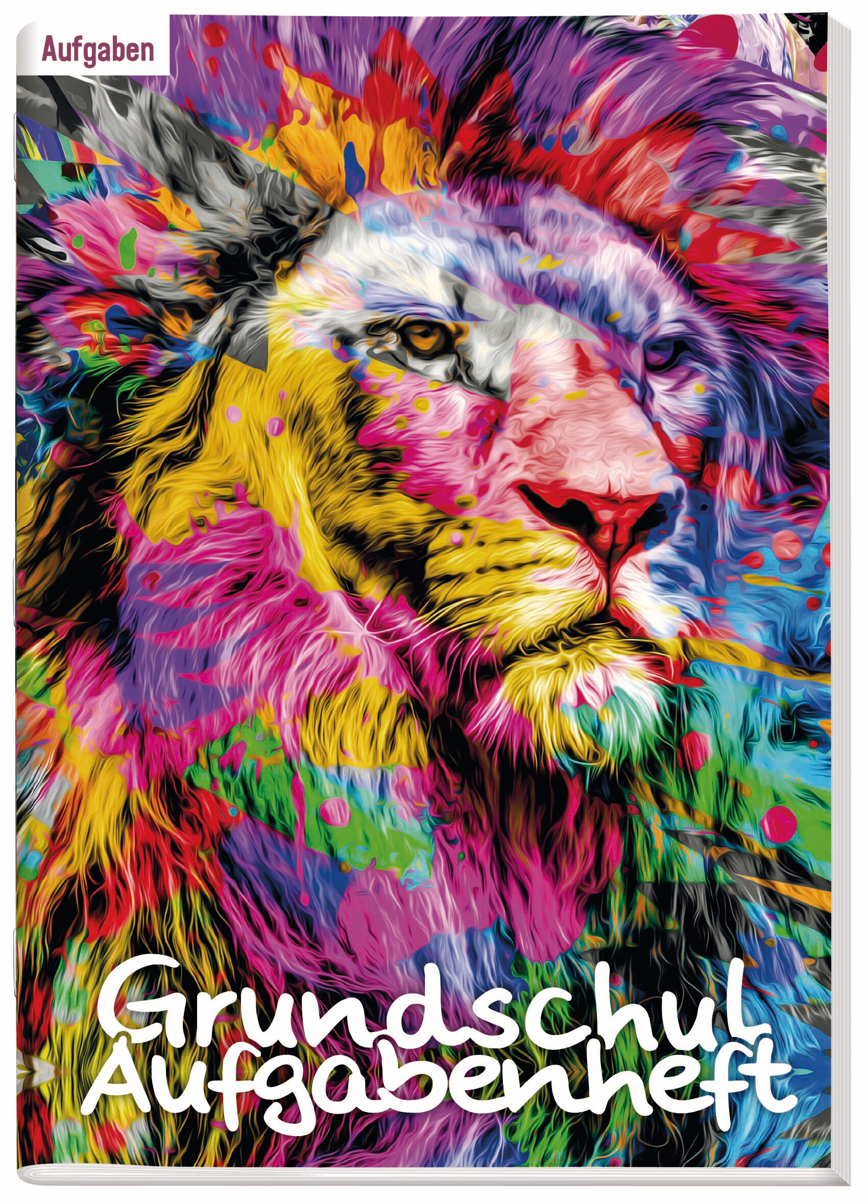 Artikelbild 1 des Artikels “Grundschul-Aufgabenheft mini A6 [Bunter Löwe] “