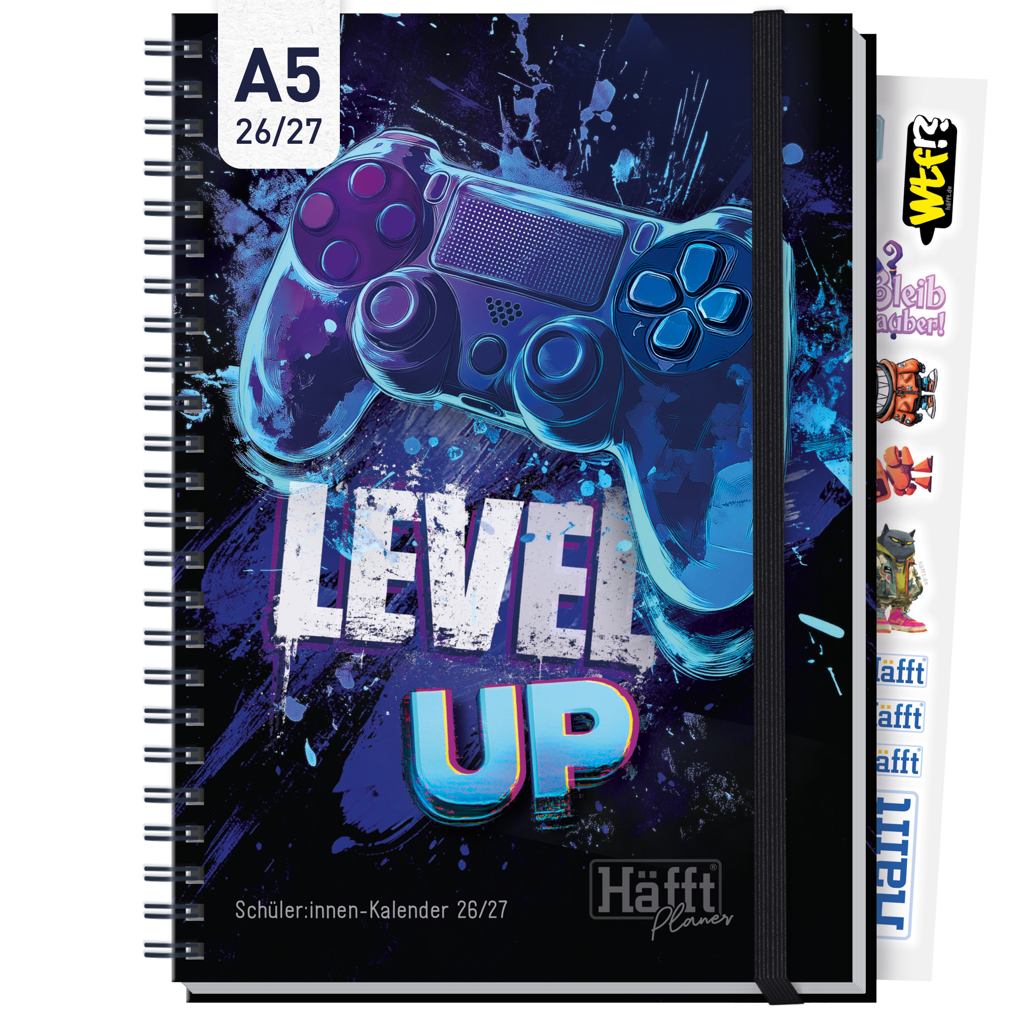 Artikelbild 1 des Artikels “Häfft Planer Premium A5 2026/2027 [Level Up] “