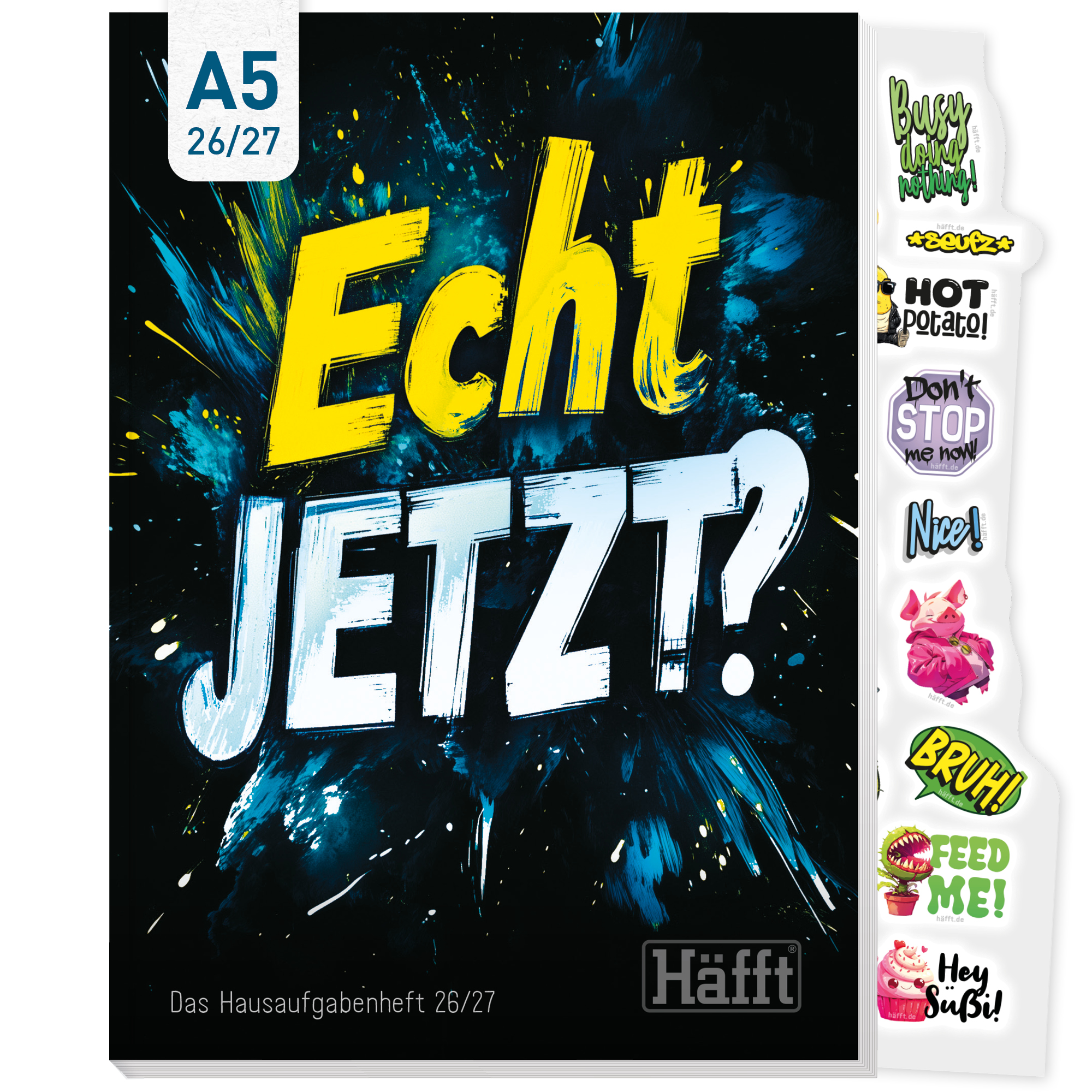 Artikelbild 1 des Artikels “Häfft Original Hausaufgabenheft A5 2026/2027 [Echt jetzt] “