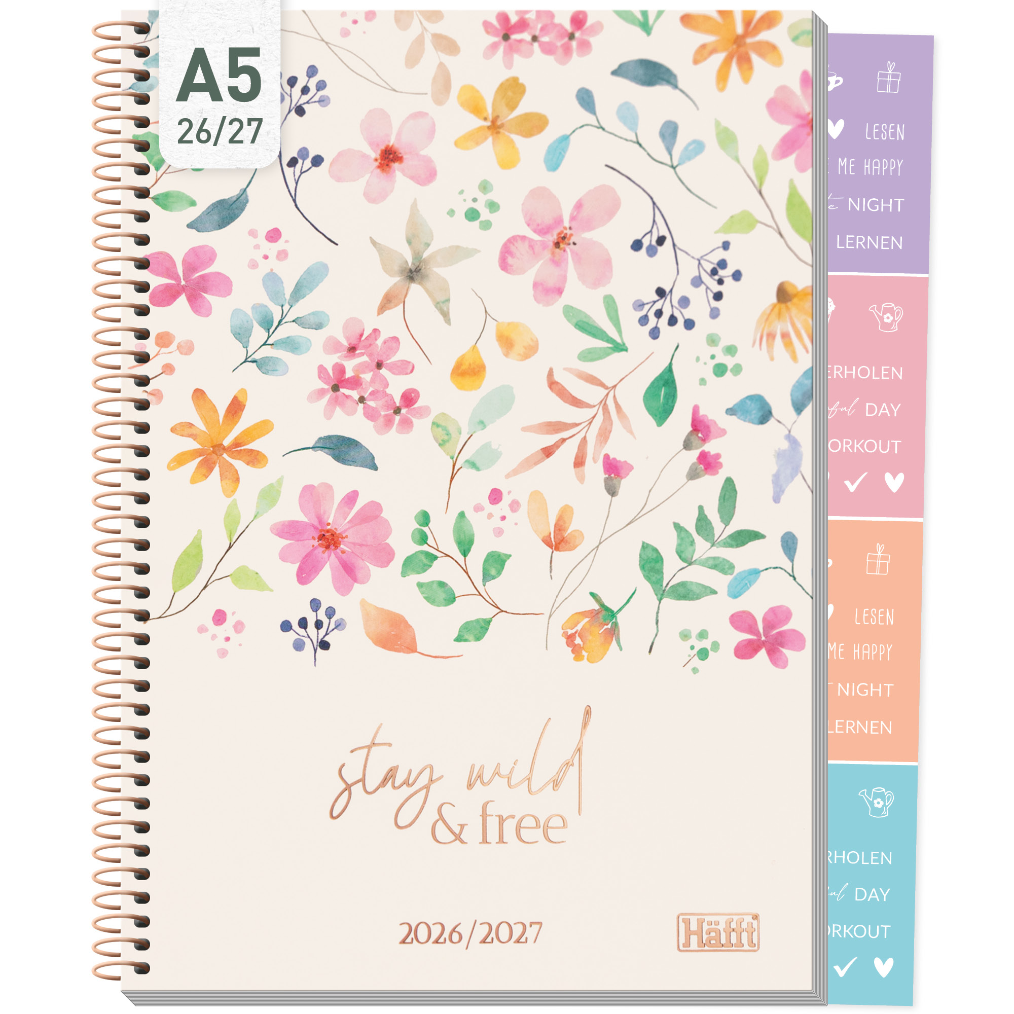 Artikelbild 1 des Artikels “College-Timer A5 2026/2027 [Wild Blossoms] “