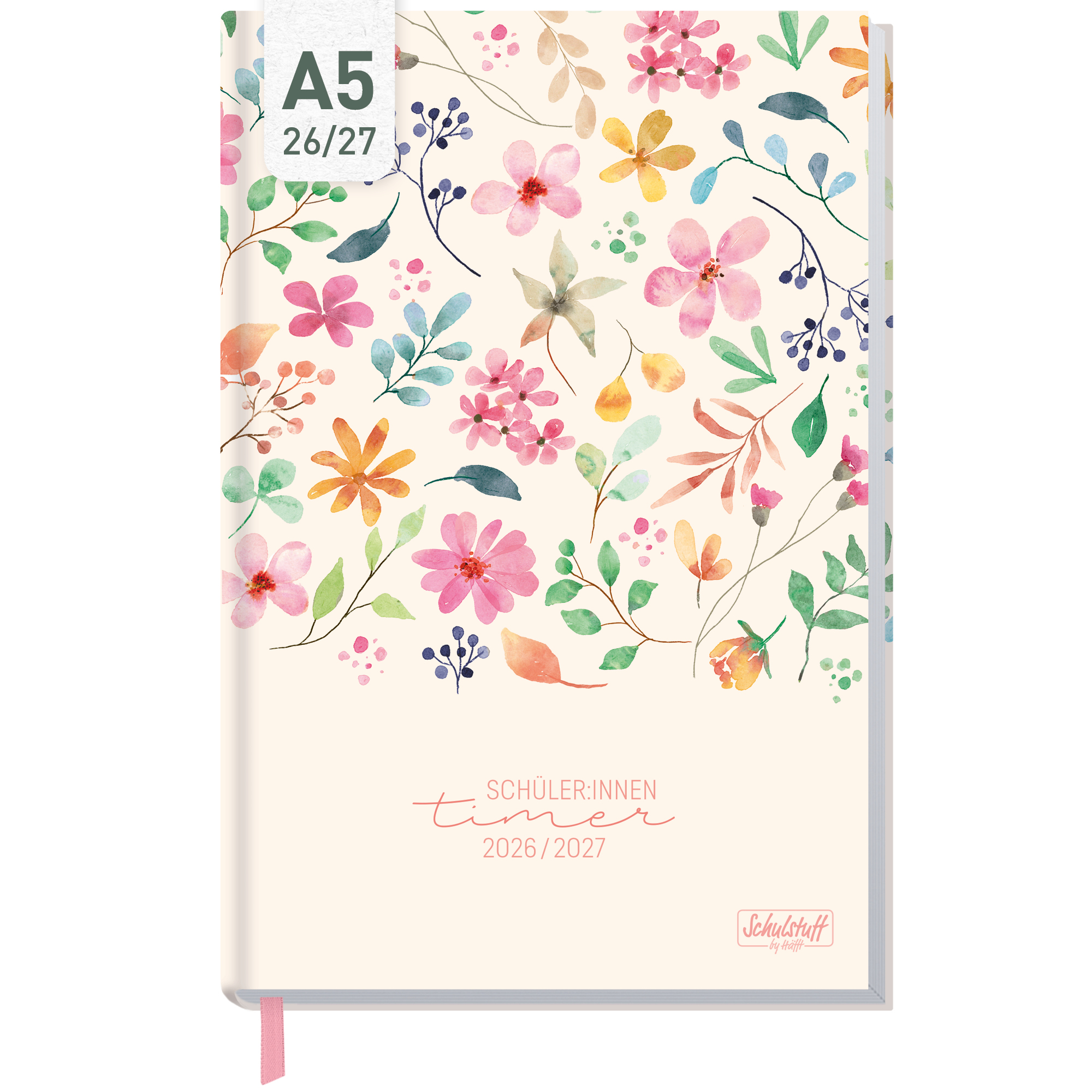 Artikelbild 1 des Artikels “Schulstuff Schüler:innen-Timer A5 2026/2027 [Wild Blossoms] “