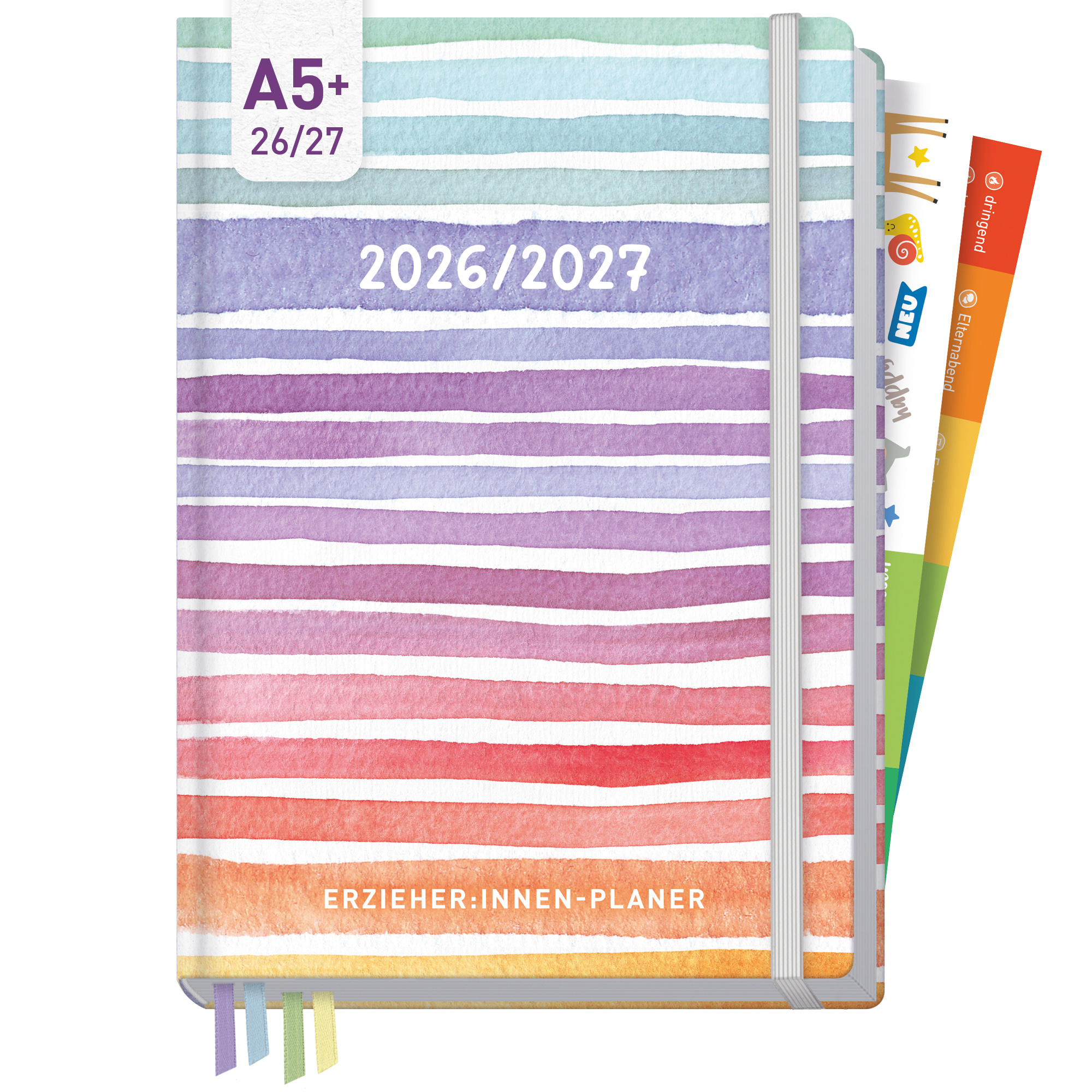 Artikelbild 1 des Artikels “Erzieher-Planer A5+ 26/27  [Color Stripes] “